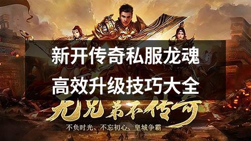 新开传奇私服龙魂有效升级技巧大全