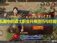 传奇私服中的道士职业升级技巧与经验积累 传奇私服中的道士职业升级技巧与经验积累